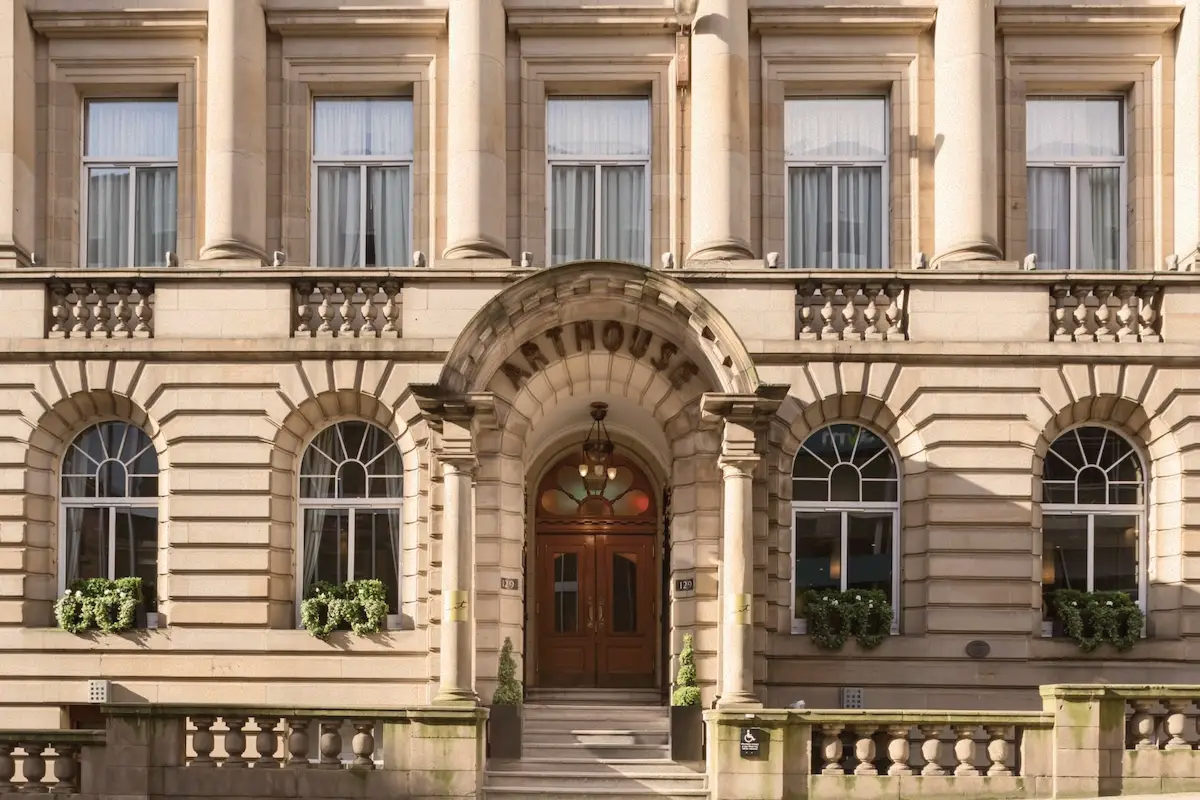 The Arthouse hotel exterior on Bath Street, Glasgow, home of Celentano&rsquo;s